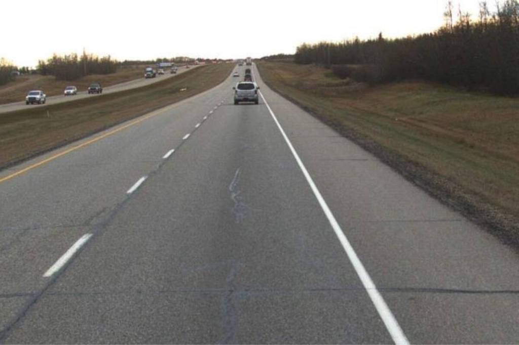 The Alberta government is considering increasing the maximum speed on stretches of divided highway to 120 km/h. (Photo contributed)